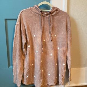 EASEL LOS ANGELES oversized star sweatshirt/hoodie size S